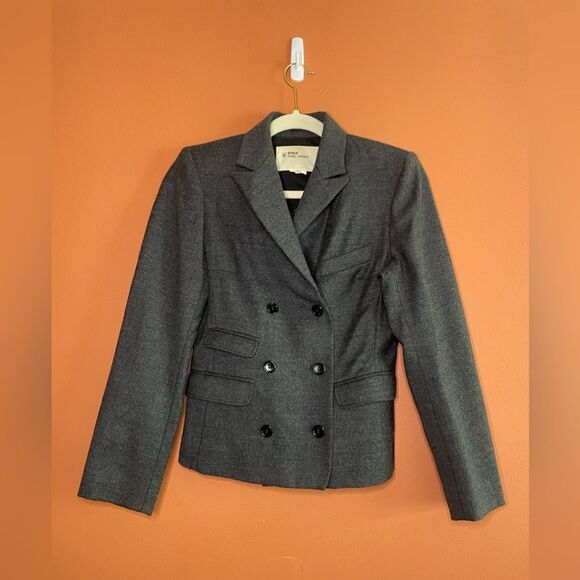 Isabel Marant Etoile Heathered Virgin Wool Blazer Womens Size 1 - Picture 1 of 6